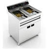 Image de Friteuse Électrique Sur Meuble 6 Kw Gamme 700 - 1 Ou 2 Cuves 12 L - Combisteel