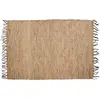 Image de Bazar Bizar Tapis jacinthe d’eau et coton marron 260x180x1cm