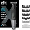Image de Tondeuse à barbe réchargeable étanche noir - Braun - SERIEXT5100 - series x