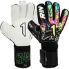 Image de Gants de gardien de football Rinat, modèle Spine, asymétriques, couleur noire, taille 4