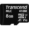 Image de Transcend TS8GUSD410M MLC 410M Micro SDHC Class 10 UHS-I U1 V10 A1 carte mémoire microSDHC, 8 Go, Class 10 / UHS-I