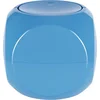 Image de Seau à cosmétique Spirella 1 litre Poubelle à couvercle basculant Poubelle de table "Dice" bleue