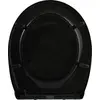 Image de Siège de toilette Spirella, modèle Harry, noir - Système de fixation Easy Fix