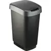 Image de ROTHO Twist Silver - trash bin   25l