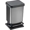 Image de Poubelle 20 Litres Decor Carbone Paso Ref 7540008 - Sundis