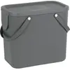 Image de ROTHO Corbeille Albula 25 litres 40x23,5x34 cm anthracite