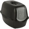 Image de Rotho Bailey Cat Box de sable avec couvercle noir