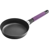 Image de Squality Poêle plate, Violet, 20cm , 5cm de haut, 0.8l de volume, Poignée ergonomique, INDUCTION