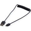 Image de ROLINE Câble spiralé USB2.0 A MicroB 1m