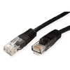 Image de Câble Roline cat5e utp cu ethernet noir 0.5m