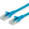 Image de ROLINE - Câble de raccordement - RJ-45 (M) bis RJ-45 (M) - 15 m - UTP - CAT 6a - halogenfrei, geformt, verseilt - Blau (21.15.2748)