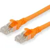 Image de ROLINE - Câble de raccordement - RJ-45 (M) bis RJ-45 (M) - 20 m - UTP - CAT 6a - halogenfrei, geformt, verseilt - orange (21.15.2779)