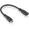 Image de ROLINE 11.02.9015 Câble USB USB 3.2 Gen 2 (3.1 Gen 2) 0,15 m USB C Noir