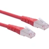 Image de Roline 21.15.1371, 7 m, mâle/mâle, or, Cat6, rouge, 100 ohms