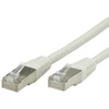 Image de VALUE Cordon Cat.5e FTP confectionné gris 0,5m - 0,5 m - Cat5e - RJ-45 - RJ-45 - Gris