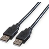 Image de ROLINE Câble USB 2.0, type A-A, noir, 0,8 m