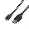 Image de ROLINE 11.02.8752 câble USB USB 2.0 1,8 m USB A Micro-USB B Noir - Neuf