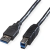 Image de ROLINE USB 3.0 Cable, Type A M - B M 3.0 m