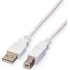 Image de VALUE Câble USB 2.0, type A-B, blanc, 3 m