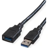 Image de ROLINE Câble d'extension USB 5Gbps, USB3.0 A(M) - USB3.0 A(F), 1.8m, noir (11.02.8978)