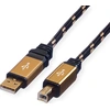 Image de ROLINE Câble USB 2.0 GOLD, type A-B 3,0m