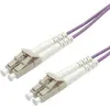 Image de ROLINE Câble de jonction en fibre optique, 50/125 µm, LC/LC, OM4, violet 10 m