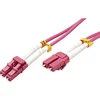 Image de Valeur VALUE Câble de jonction en fibre optique, 50/125 µm, LC/LC, OM4, violet 2.0 m