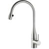 Image de KWC Eve 3, mélangeur de lavabo, acier inoxydable, avec éclairage LED, haute pression
