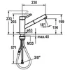 Image de KWC Inox 3, batterie d'évier, acier inoxydable, haute pression