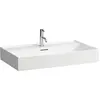 Image de LAUFEN Kartell lavabo à encastrer, 3 trous pour robinet, avec trop-plein, 800x460mm, H8103364001081