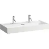 Image de LAUFEN Kartell lavabo à encastrer, 2 trous pour robinet, avec trop-plein, 1000x460mm, H8103377571071