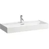 Image de LAUFEN Kartell lavabo à encastrer, 3 trous pour robinet, avec trop-plein, 1000x460mm, H8103370001081