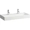 Image de LAUFEN Kartell lavabo à poser, 2 trous pour robinet, sans trop-plein, 1000x460mm, H8163377571151