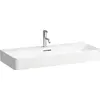 Image de LAUFEN VAL lavabo à poser, 2 trous pour robinet, sans trop-plein, 950x420mm, US. poncé, H8162877161151