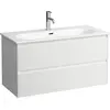 Image de LAUFEN LUA Set LANI Set complet, lavabo 1 trou de robinetterie incl. meuble sous-lavabo, 1000x515x440mm, H8600882611041