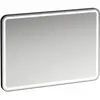 Image de LAUFEN BASE 2.0 Miroirs, éclairage LED, interrupteur à capteur tactile, anguleux, cadre en aluminium noir mat, H4443821084501
