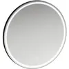 Image de LAUFEN BASE 2.0 Miroirs, éclairage LED, interrupteur à capteur tactile, rond, cadre en aluminium noir mat, H4443911084501