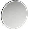 Image de LAUFEN BASE 2.0 Miroirs, éclairage LED, interrupteur à capteur tactile, rond, cadre en aluminium noir mat, H4443921084501