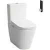 Image de Laufen Cleanet Meda Wc Au Sol Combiné, Avec Wc Douche À Poser,