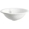 Image de Laufen Form Lavabo À Encastrer Par Le Bas, Rond, Sans Trou Pour