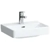 Image de Laufen - Pro S - Lave-mains, 45x34 Cm, 1 Trou Pour Robinetterie, Avec Lcc, Blanc H8159614001041