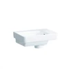 Image de Laufen Pro S - Lave-mains, 360x250 Mm, Sans Trou Pour Robinetterie, Avec Lcc, Blanc H8159604001091