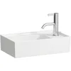 Image de Laufen - Kartell Lave-mains, Robinetterie À Droite, Encastré, Sans