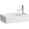 Image de Laufen - Kartell Lave-mains, Robinetterie À Droite, Encastré, Sans