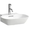 Image de Laufen - Ino Lave-mains, 1 Trou Pour Robinet, Avec Trop-plein,