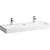 Image de LAUFEN VAL lavabo, encastr ©, 2 trous de robinetterie, avec trop-plein, 1200x420mm, H8102890001071