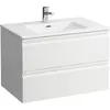 Image de LAUFEN Pro S Set 800, lavabo, 1 trou de robinetterie, trop-plein, meuble sous-lavabo inclus, 2 tiroirs, 800x500mm, H8619634801041
