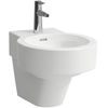 Image de Bidet Mural Val Avec Trop-plein, Version À Un Trou Pour Robinet, Blanc