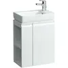 Image de LAUFEN Pro S Set complet, lavabo, 1 trou de robinetterie à droite, incl. meuble bas, porte à droite, étagère à gauche, 690x480mm, H8629644751041