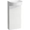 Image de LAUFEN Sondeur mobile pour lavabo avec colonne intégrée, sans trou pour robinet, sans trop-plein, 410x900mm, avec robinet de vidange, blanc, H8113417571121